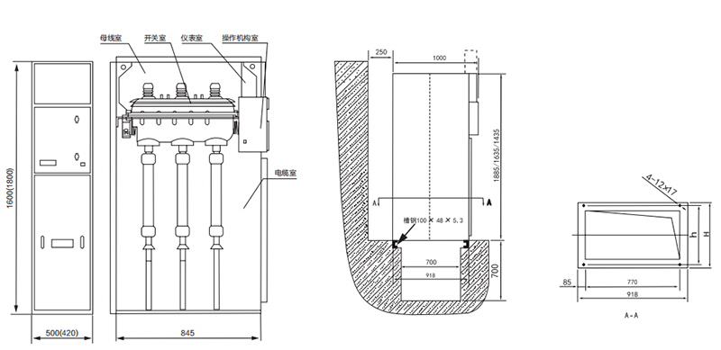 XGN15-12 箱型固定式環網 開關設備